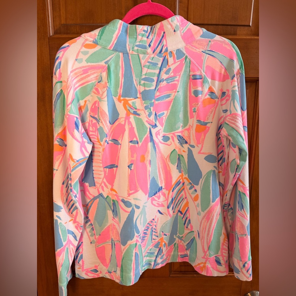 Lilly Pulitzer Skipper Popover ‘Out To Sea’ Print. Size L - Picture 5 of 5